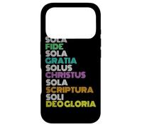 Custodia per iPhone 17 Pro Cinque cristiani riformati 5 Solas Riformation Day Church