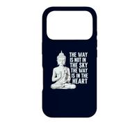 Custodia per iPhone 17 Pro Citazione di Buddha: La via è nel cuore