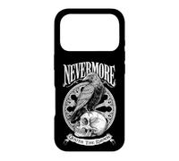 Custodia per iPhone 17 Pro Citazione di Edgar Allan Poe di Nevermore Quoth The Raven Gothic