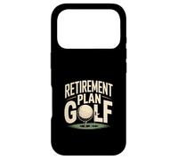Custodia per iPhone 17 Pro Citazione divertente per gli amanti del golf del piano pensionistico senior