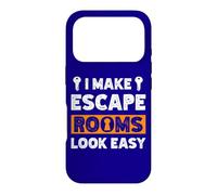 Custodia per iPhone 17 Pro Citazione Exit Room I Make Escape Rooms Look Easy Group Game