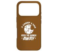 Custodia per iPhone 17 Pro Citazione motivazionale "Cookie A Day Keeps Sadness Away