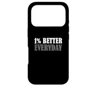 Custodia per iPhone 17 Pro Citazione motivazionale One Percent Better-Everyday Saying
