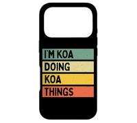 Custodia per iPhone 17 Pro Citazione personalizzata divertente I'm Koa Doing Koa Things