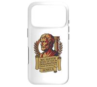 Custodia per iPhone 17 Pro Citazione Seneca filosofia stoica immaginazione sofferenza