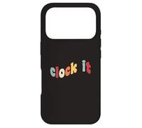 Custodia per iPhone 17 Pro Clock It Gen Z Meme Divertente Scherzo Teen Slang Tween Verità Motive