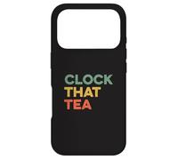 Custodia per iPhone 17 Pro Clock That Tea Meme Teen Lie Tween Gen Z Slang Verità e pettegolezzi