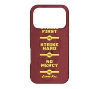 Custodia per iPhone 17 Pro Cobra Kai Strike First Red and Gold Snake Logo TV Show