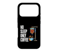 Custodia per iPhone 17 Pro Coffee Addict No Sleep Only Coffee IV Drips