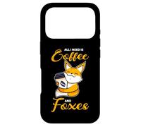 Custodia per iPhone 17 Pro Coffee And Foxes Caffè E Volpi