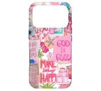 Custodia per iPhone 17 Pro Collage estivo preppy di God Is Good Christian Jesus Coquette