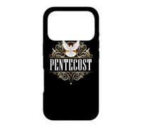 Custodia per iPhone 17 Pro Colomba di Pentecoste Lingue di Fuoco Fiamma Spirito Santo Cattolico