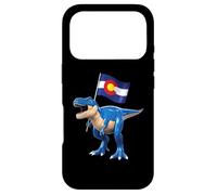 Custodia per iPhone 17 Pro Colorado Dinosaur T-Rex Denver Flag Boulder Sci Uomo Donna