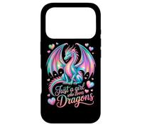 Custodia per iPhone 17 Pro Colorato Drago Pastello Solo Una Ragazza Che Ama Gli Amanti Draghi