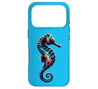 Custodia per iPhone 17 Pro Colorato Galaxy Seahorse Art - Star Design