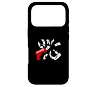 Custodia per iPhone 17 Pro Colore rosso Hustling 'till it Rains Red Graphic