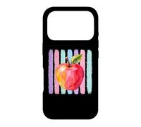 Custodia per iPhone 17 Pro Colorful Apple Watercolor Art Teacher Appreciation Design