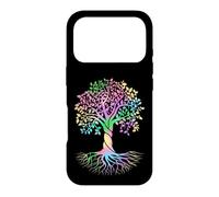 Custodia per iPhone 17 Pro Colorful Life Is Really Good Vintage Unique Tree Art