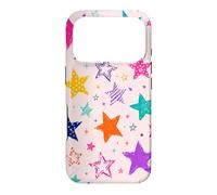 Custodia per iPhone 17 Pro Colorful Vintage Star Doodle Aesthetic Cosmic Art