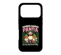 Custodia per iPhone 17 Pro Coltivare la mia cosa preferita Bamboo Garden Panda