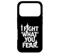 Custodia per iPhone 17 Pro Combatto ciò che temi Brave Service Progettazione grafica