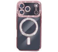 Custodia per iPhone 17 Pro compatibile con con contorno di strass