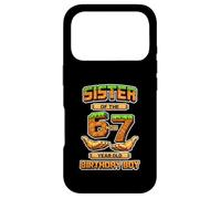 Custodia per iPhone 17 Pro Compleanno Ragazzo 6 Ora 7 Anni 6-7 Pixel Game 67 Sorella