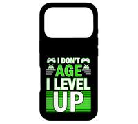 Custodia per iPhone 17 Pro Compleanno Umorismo Non invecchiare Livello Up Giocatore Compleanno