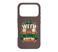 Custodia per iPhone 17 Pro Con o senza Brew St Patricks Day Beer