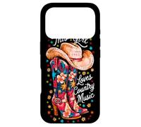 Custodia per iPhone 17 Pro Concerto Western Cowgirl per donne, questa ragazza ama la musica country