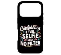 Custodia per iPhone 17 Pro Confidence Level Selfie With No Filter Respect Energy -