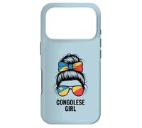 Custodia per iPhone 17 Pro Congolese Ragazza DR Congo Bandiera Nazionale Cheer Winner Match Mom