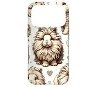 Custodia per iPhone 17 Pro Coniglio carino coniglio estetico testa di leone modello