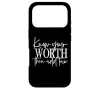 Custodia per iPhone 17 Pro Conosci il tuo valore e aggiungi le tasse