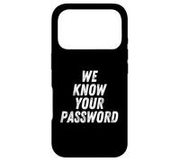 Custodia per iPhone 17 Pro Conosciamo la tua password Computer Hacker Bitcoin Ransomware