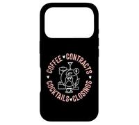 Custodia per iPhone 17 Pro Contratti Caffè Cocktail Chiusure