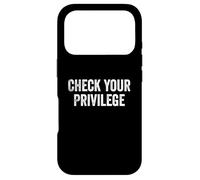 Custodia per iPhone 17 Pro Controlla il tuo privilegio Equality Consapevolezza dei diritti umani