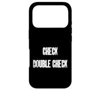 Custodia per iPhone 17 Pro Controllare Doppio Controllo Stile Militare Mentalità Tipografia Grafica