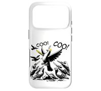Custodia per iPhone 17 Pro Coo! Coo! Pidgeon King viene rovesciato in un colpo di stato.
