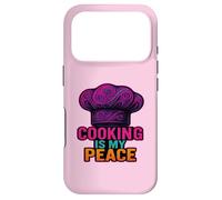 Custodia per iPhone 17 Pro Cooking Is My Peace Chef Amante del cibo Cucina Zen