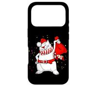 Custodia per iPhone 17 Pro Cool Funny Santa Claus Cat With Christmas Bag Graphic Design