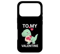 Custodia per iPhone 17 Pro Cool Little Dino con Lover Letter Gift To My Valentine Day