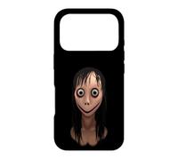 Custodia per iPhone 17 Pro Cool Scary Halloween Ugly Girl Illustration Graphic Designs