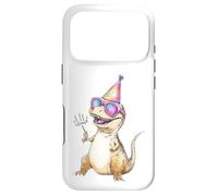 Custodia per iPhone 17 Pro Cool T-Rex Party Dino Celebration Occhiali da sole
