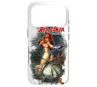 Custodia per iPhone 17 Pro Copertina a fumetti rossa di Sonja Marc Silvestri She-Devil Woman Warrior