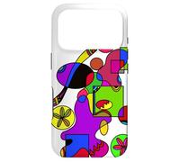 Custodia per iPhone 17 Pro Copertina Astratta Geometrica Colorata