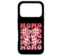 Custodia per iPhone 17 Pro Coquette Bow Momo Nome Estetico Donne Festa Della Mamma Design