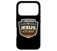 Custodia per iPhone 17 Pro Corro con Gesù nel cuore Dirt Bike Motorcycle Rider MX