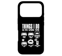 Custodia per iPhone 17 Pro Cose che faccio nel mio tempo libero Funny Carguy Mechanic