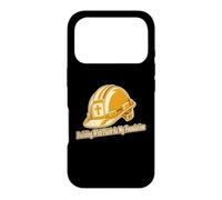 Custodia per iPhone 17 Pro Costruire con fede come fondazione Christian Builder